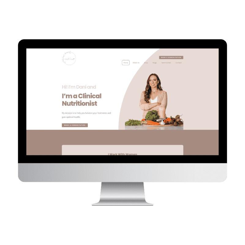 the haus of holistic health website