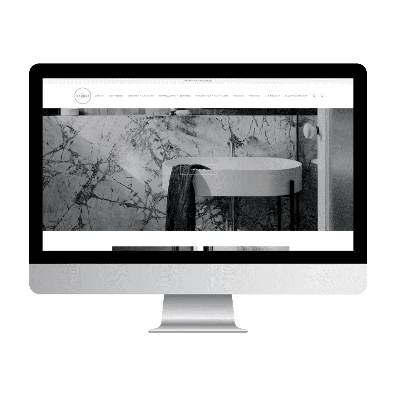 the source shopify website